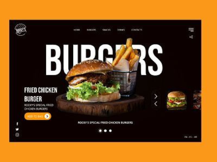 Fast Food Landing Page